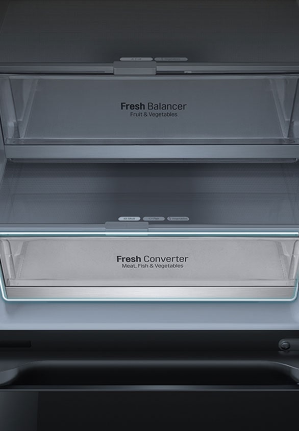 Fresh Converter inuti kylskåpet.