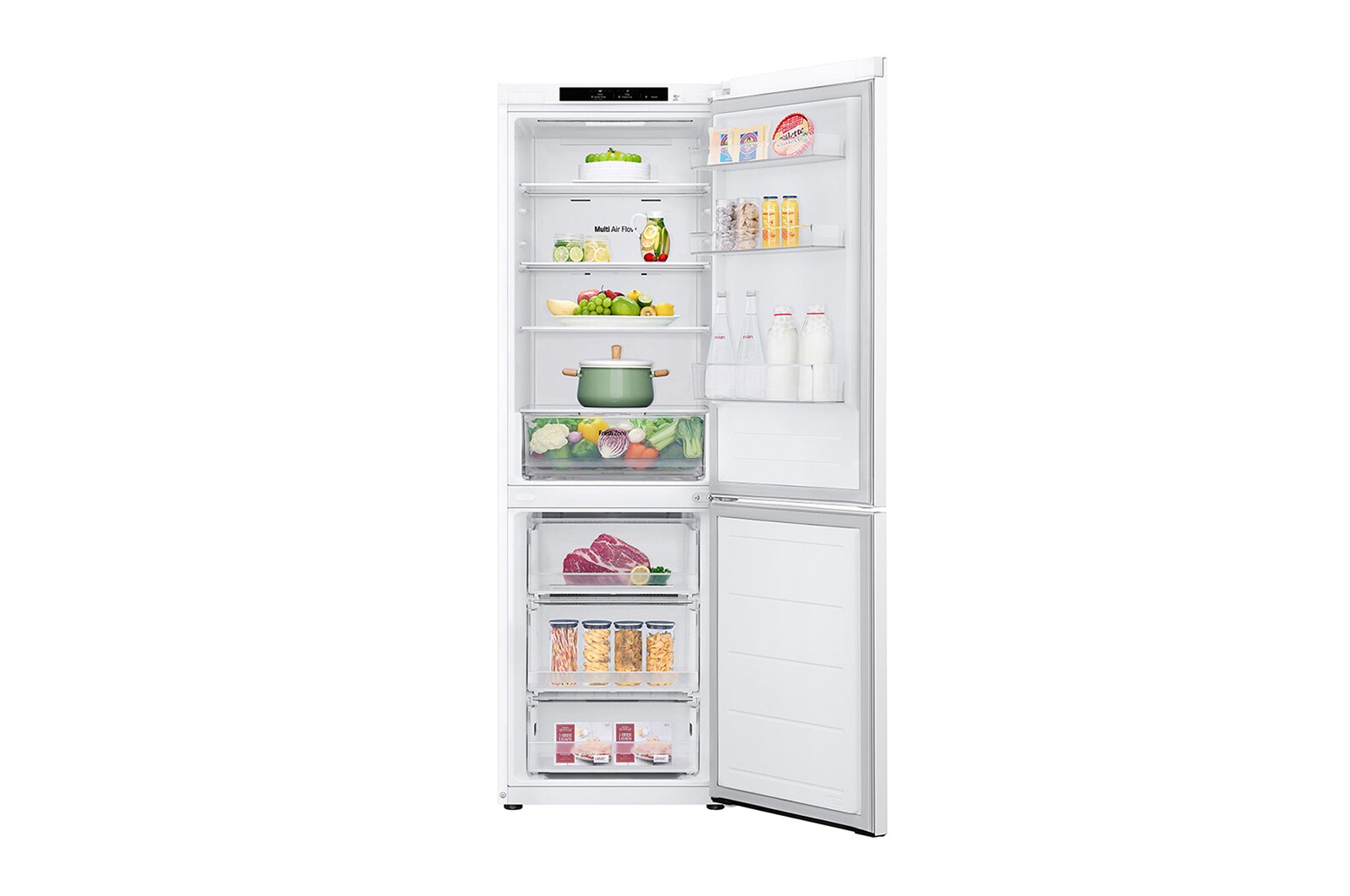 front oper view with food