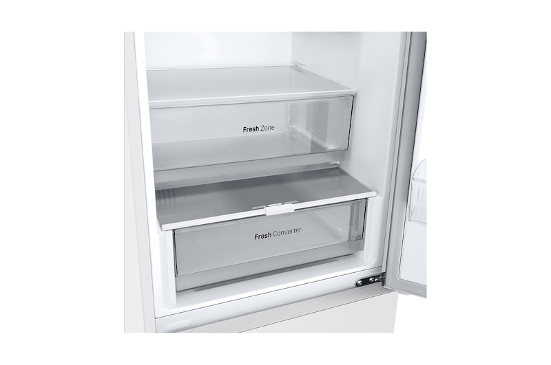 LG 1.86M 344L Kombinerad kyl/frys(Vit) - Energiklass D, Door Cooling+™ och Smart Diagnosis™, GBV21NCDSW