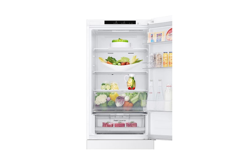 LG 1.86M 344L Kombinerad kyl/frys(Vit) - Energiklass D, Door Cooling+™ och Smart Diagnosis™, GBV21NCDSW