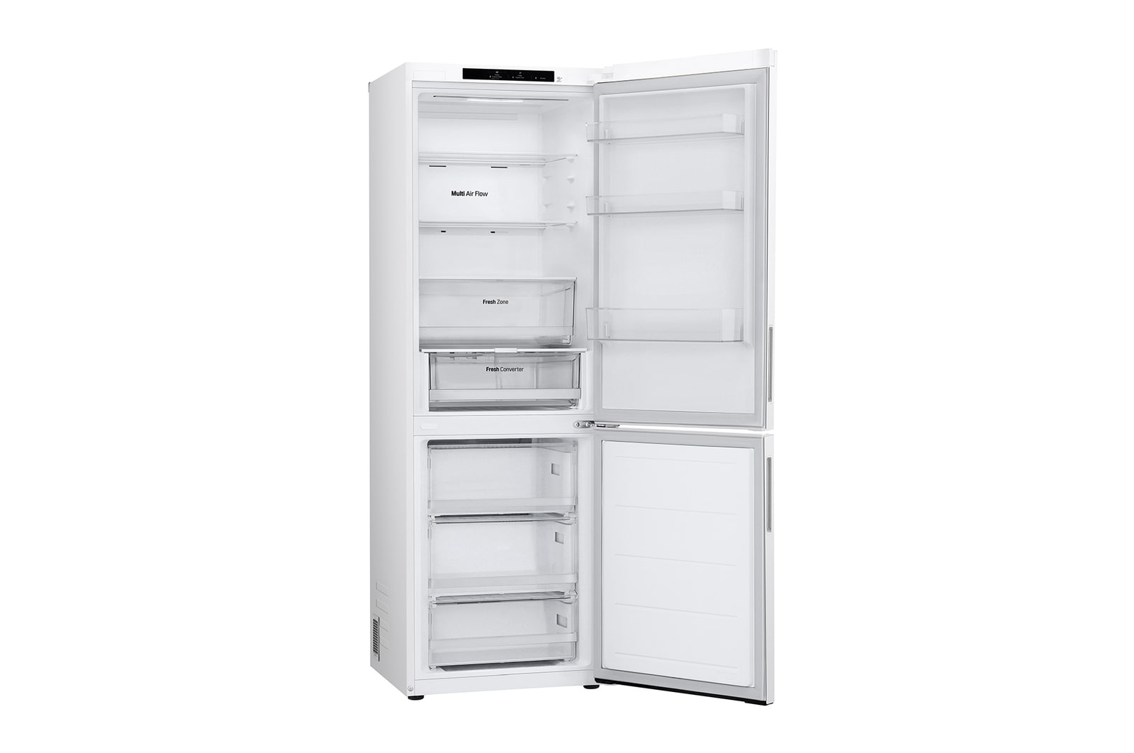 LG 1.86M 344L Kombinerad kyl/frys(Vit) - Energiklass D, Door Cooling+™ och Smart Diagnosis™, GBV21NCDSW