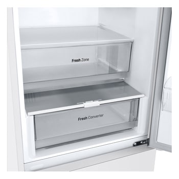 LG 1.86M 344L Kombinerad kyl/frys(Vit) - Energiklass D, Door Cooling+™ och Smart Diagnosis™, GBV21NCDSW