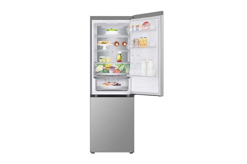 top door open with food stored