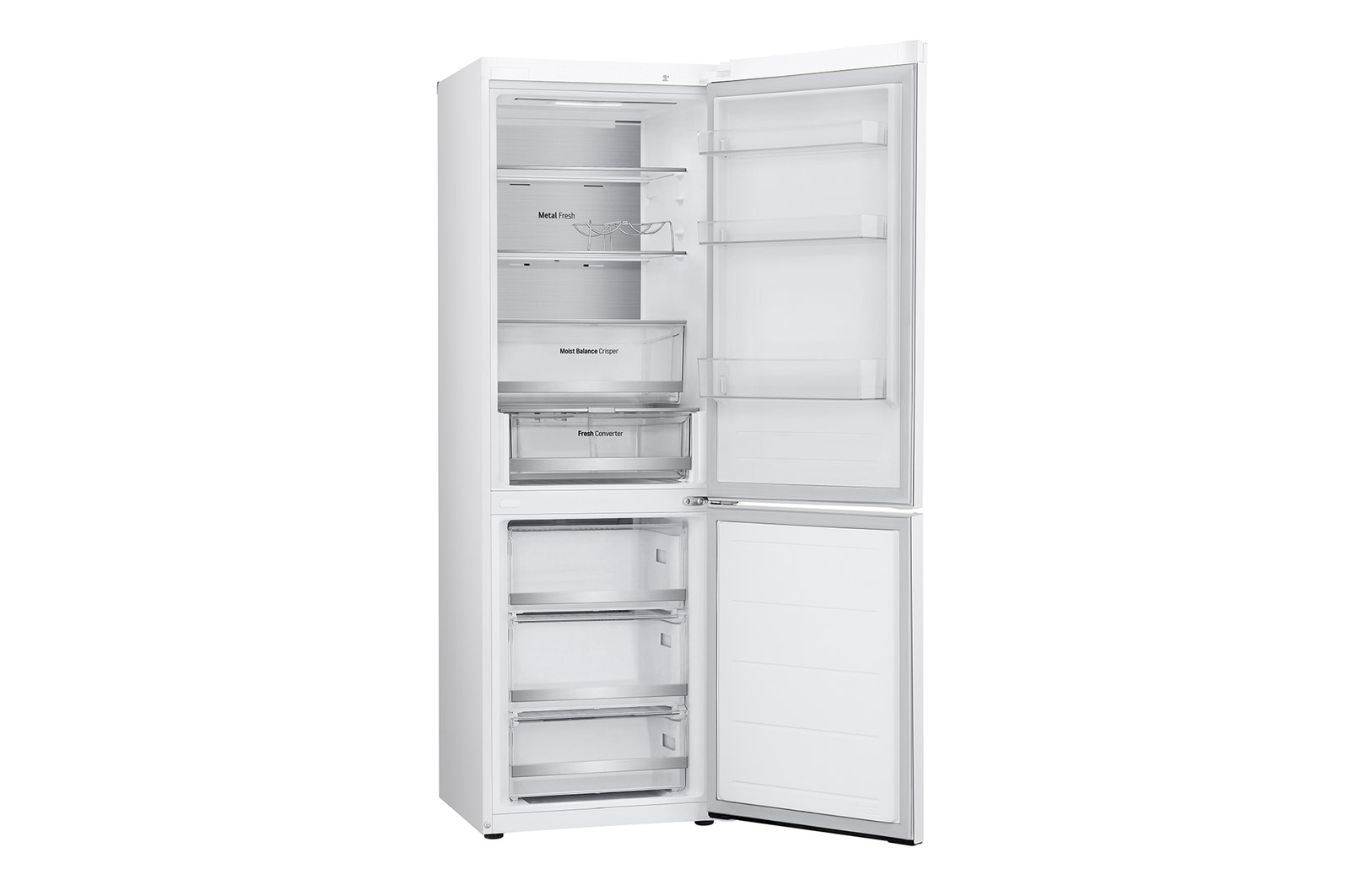 LG 1.86M 344L Kombinerad kyl/frys(Vit) - Energiklasse D, Door Cooling™ och Smart Diagnosis™ med Wi-Fi , GBV5150DSW