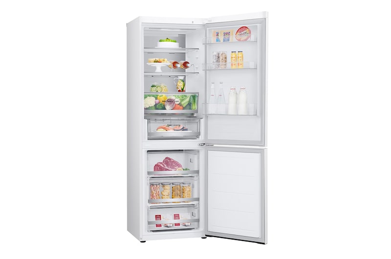 LG 1.86M 344L Kombinerad kyl/frys(Vit) - Energiklasse D, Door Cooling™ och Smart Diagnosis™ med Wi-Fi , GBV5150DSW