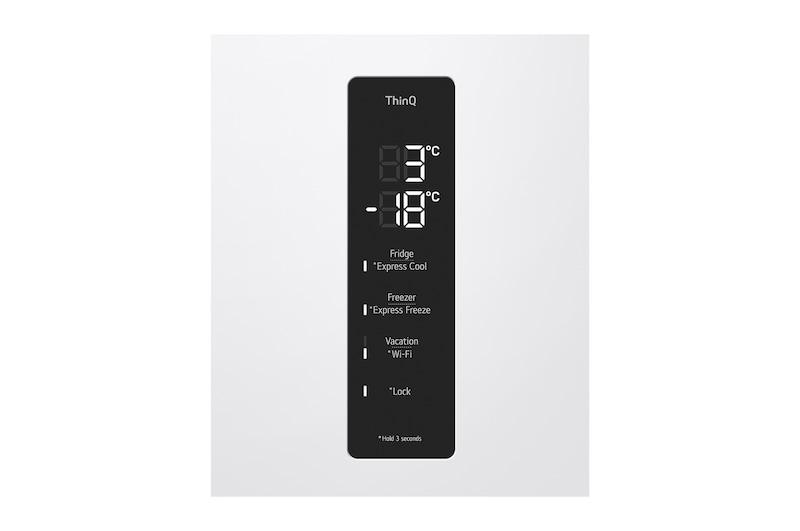 LG 1.86M 344L Kombinerad kyl/frys(Vit) - Energiklasse D, Door Cooling™ och Smart Diagnosis™ med Wi-Fi , GBV5150DSW