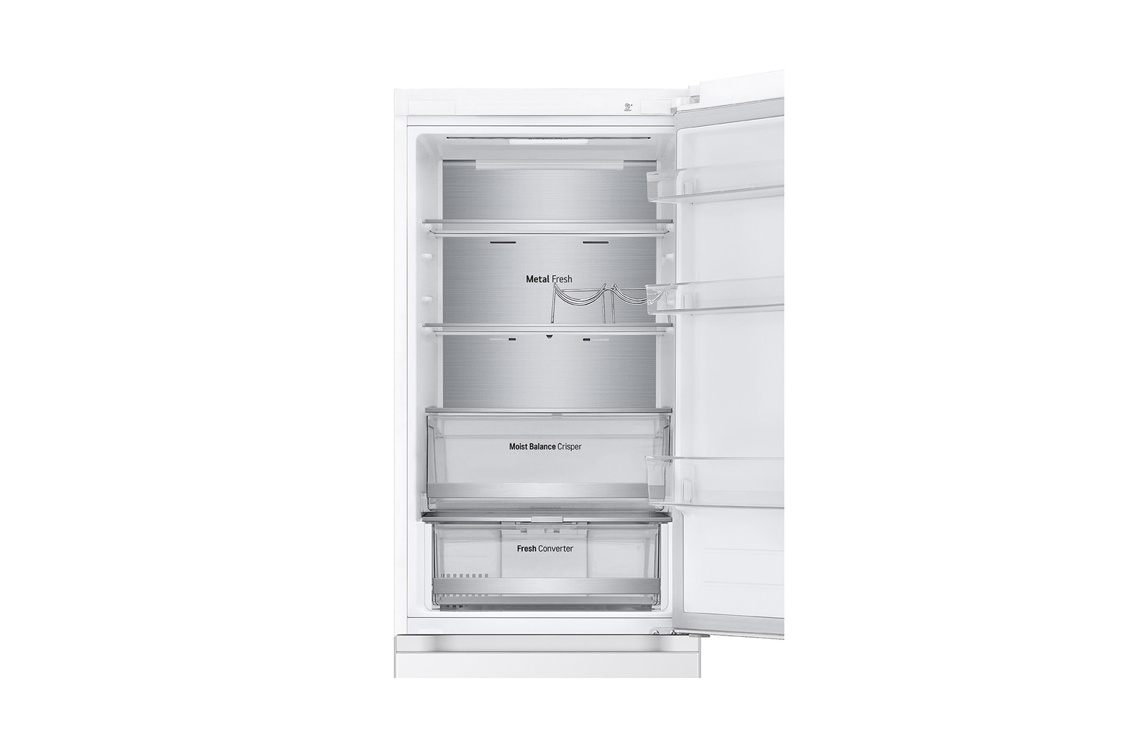 LG 1.86M 344L Kombinerad kyl/frys(Vit) - Energiklasse D, Door Cooling™ och Smart Diagnosis™ med Wi-Fi , GBV5150DSW