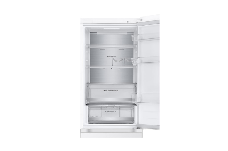 LG 1.86M 344L Kombinerad kyl/frys(Vit) - Energiklasse D, Door Cooling™ och Smart Diagnosis™ med Wi-Fi , GBV5150DSW