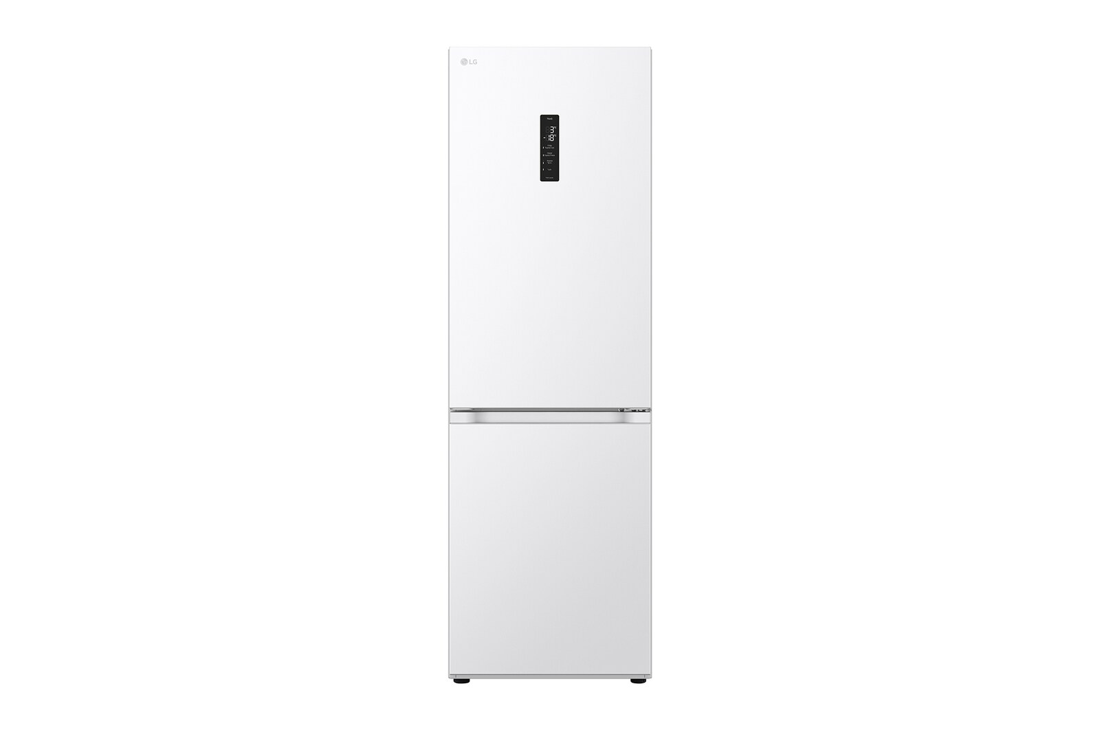 Vy framifrån av 1.86M 344L Kombinerad kyl/frys(Vit) - Energiklasse D, Door Cooling™ och Smart Diagnosis™ med Wi-Fi GBV5150DSW