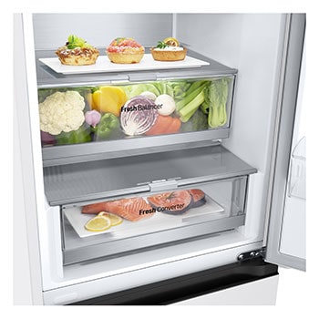 LG 1.86M 344L Kombinerad kyl/frys(Vit) - Energiklass E, Door Cooling™ och Smart Diagnosis™ med Wi-Fi, GBV7170ESW