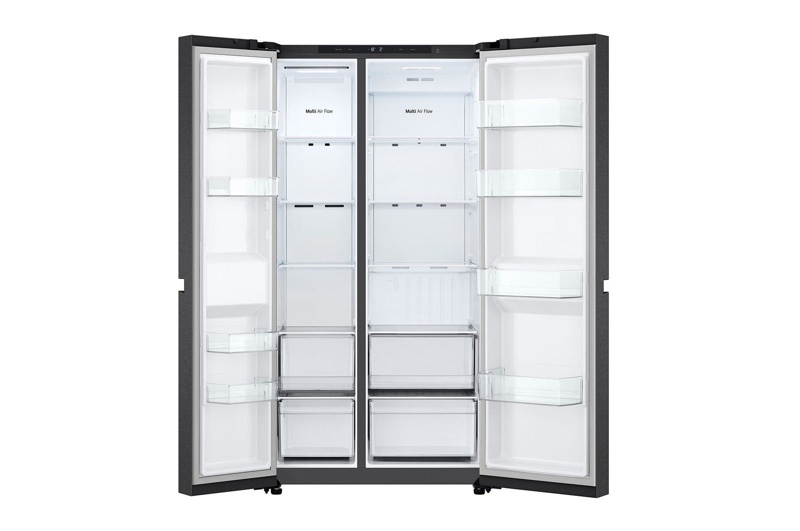 LG 662L Side by Side (Essence Matte Black), Energiklass E , Smart Diagnosis™, GSBC40EPPE