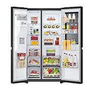 Front view with double door open