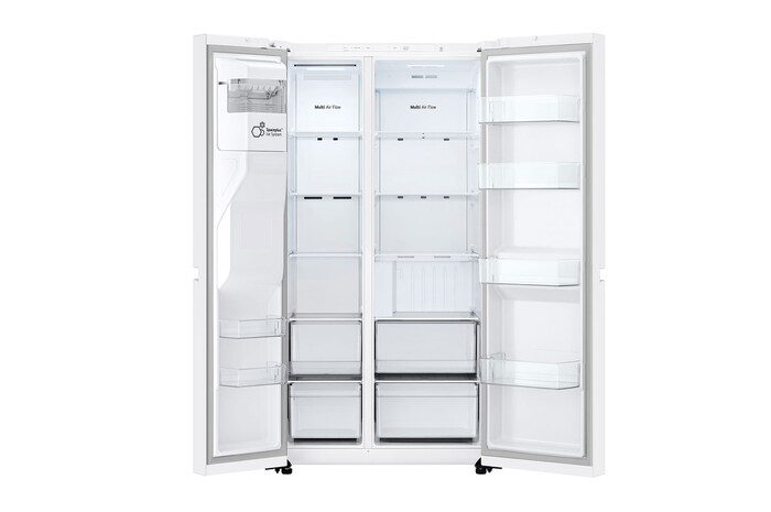 Front view without food