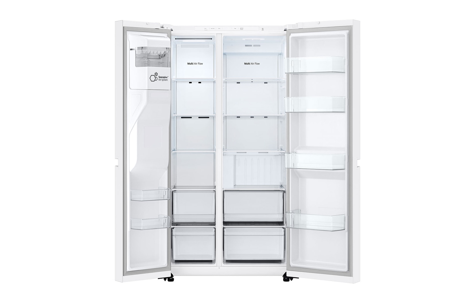 Front view without food