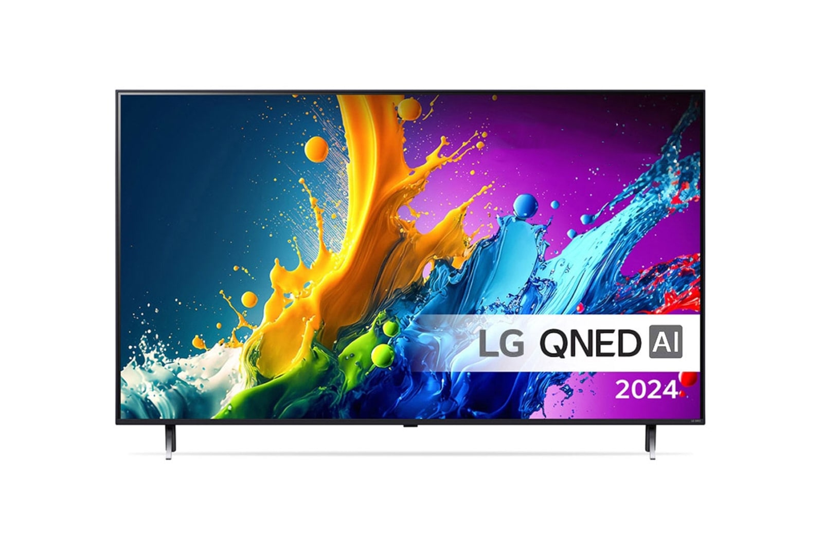LG QNED AI QNED80 4K Smart TV på 43 tum 43QNED80T6A 2024 med alpha 5 AI-processor 4K Gen7