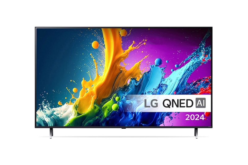LG QNED AI QNED80 4K Smart TV på 50 tum 50QNED80T6A 2024 med alpha 5 AI-processor 4K Gen7