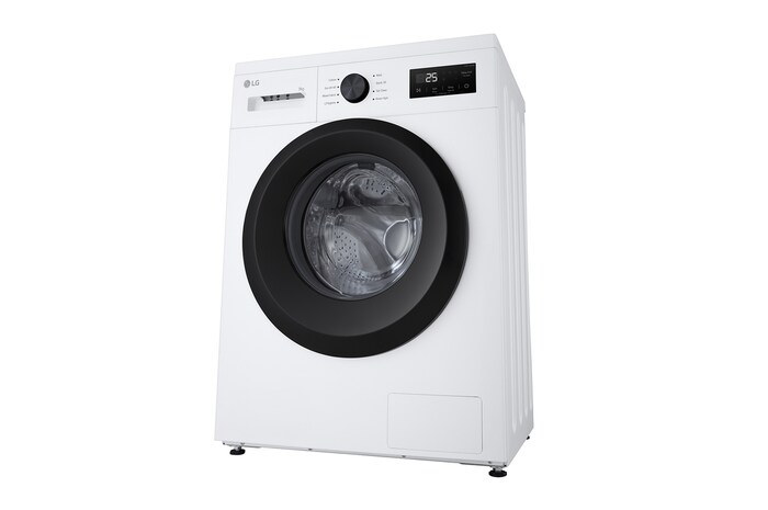 9 kg Tvättmaskin(Vit) - Steam, Energiklass A