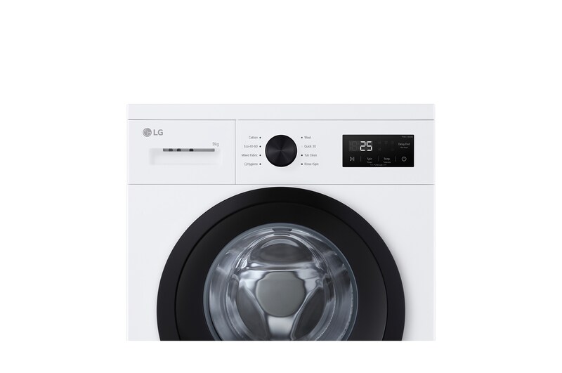 9 kg Tvättmaskin(Vit) - Steam, Energiklass A