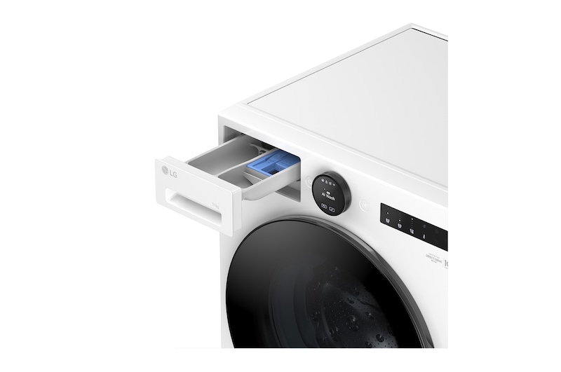 11 kg Tvättmaskin(Essence White) - Energiklass A, LCD-vred, TurboWash360™, AI DD™, Smart Diagnosis™ med Wi-Fi