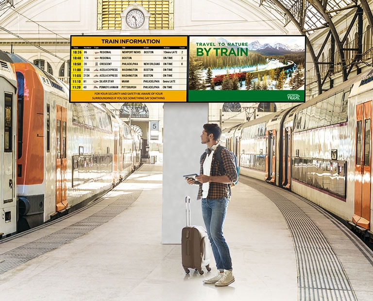 Smart digital skyltning med hög synlighet