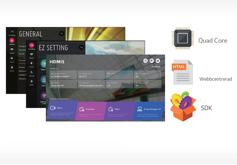 Användarvänlig smart plattform