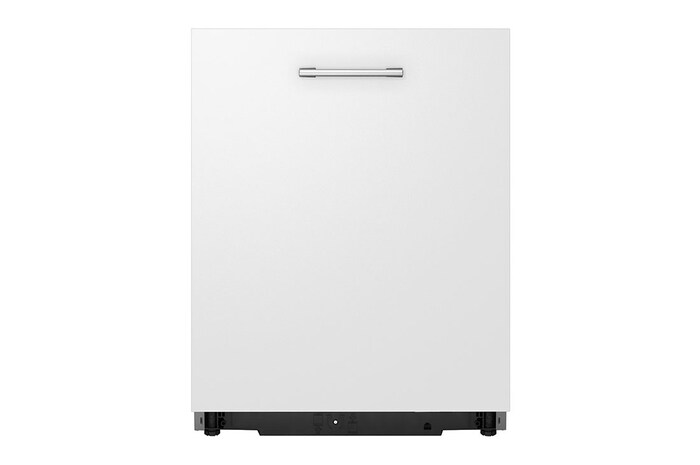 Vy framifrån av LG QuadWash™ Diskmaskin (för inbyggnad), Energiklass D och Smart Diagnosis™ med Wi-Fi, DB242TX