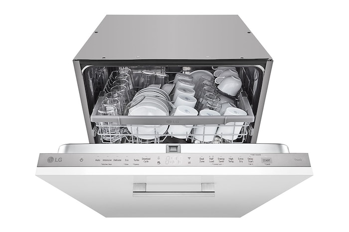 LG QuadWash™ Diskmaskin (för inbyggnad), Energiklass D och Smart Diagnosis™ med Wi-Fi, DB242TX