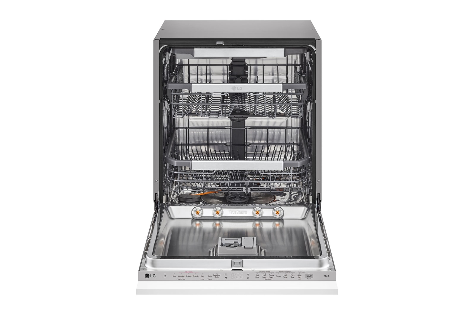 LG QuadWash™ Steam-diskmaskin (för inbyggnad), Energiklass A, Auto Open Dry funktion och Smart Diagnosis™ med Wi-Fi, DB475TXS