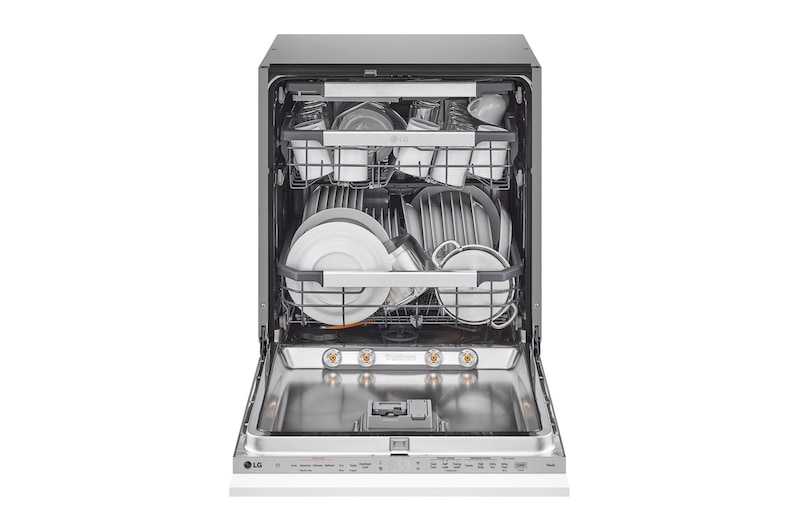 LG QuadWash™ Steam-diskmaskin (för inbyggnad), Energiklass A, Auto Open Dry funktion och Smart Diagnosis™ med Wi-Fi, DB475TXS