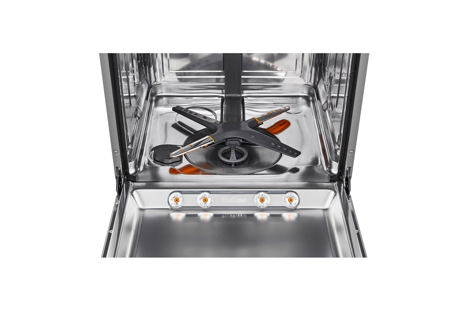 LG QuadWash™ Steam-diskmaskin (för inbyggnad), Energiklass A, Auto Open Dry funktion och Smart Diagnosis™ med Wi-Fi, DB475TXS