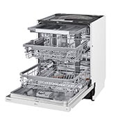 LG QuadWash™ Diskmaskin (Vit), Energiklass C, Auto Open Dry funktion och Smart Diagnosis™ med Wi-Fi, DU355FW