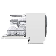 LG QuadWash™ Diskmaskin (Vit), Energiklass C, Auto Open Dry funktion och Smart Diagnosis™ med Wi-Fi, DU355FW