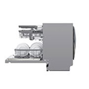 LG QuadWash™ Steam Diskmaskin (Noble Steel), Energiklass C, Auto Open Dry funktion och Smart Diagnosis™ med Wi-Fi, SDU557HS