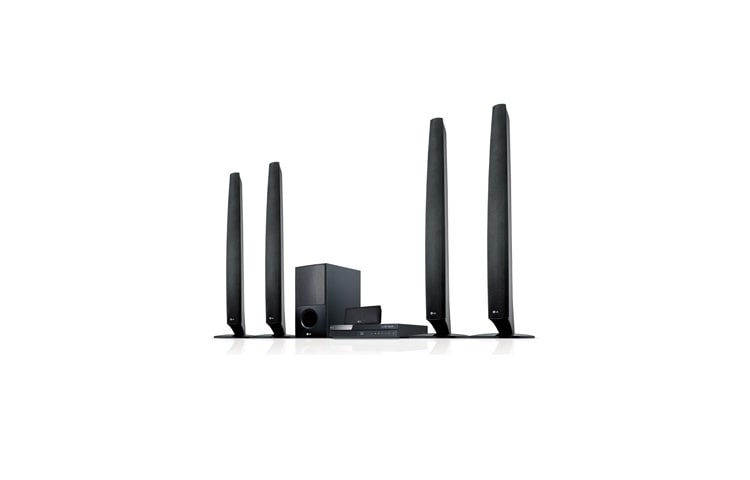 Vy framifrån av 3D Blu-ray 5.1hemmabiosystem med Smart TV-tjänster BH6620TN