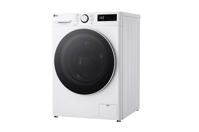 LG 9kg / 6 kg Tvättmaskin/Torktumlare(Vit) - Steam, Energiklass A/D, TurboWash™360, AI DD™, Smart Diagnosis™, CV50T6S2E1
