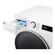 LG 9kg / 6 kg Tvättmaskin/Torktumlare(Vit) - Steam, Energiklass A/D, TurboWash™360, AI DD™, Smart Diagnosis™, CV50T6S2E1