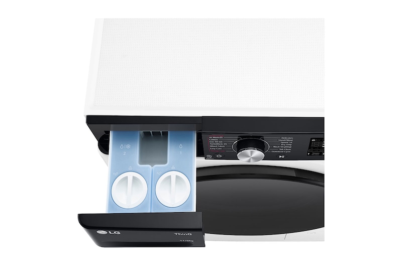 LG 11 kg / 6 kg Tvättmaskin/Torktumlare(Vit) - Auto Dose, Steam, Energiklass A/D, TurboWash™360, AI DD™, Smart Diagnosis™ med Wi-Fi, CV94E7S2BA