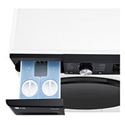 LG 11 kg / 6 kg Tvättmaskin/Torktumlare(Vit) - Auto Dose, Steam, Energiklass A/D, TurboWash™360, AI DD™, Smart Diagnosis™ med Wi-Fi, CV94E7S2BA