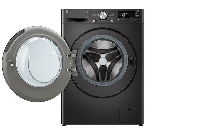 LG 11 kg / 6 kg Tvättmaskin/Torktumlare(Svart) - Auto Dose, Steam, Energiklass A/D, TurboWash™360, AI DD™, Smart Diagnosis™ med Wi-Fi, CV94E7S2QA