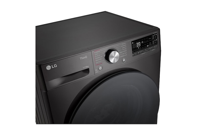 LG 11 kg / 6 kg Tvättmaskin/Torktumlare(Svart) - Auto Dose, Steam, Energiklass A/D, TurboWash™360, AI DD™, Smart Diagnosis™ med Wi-Fi, CV94E7S2QA