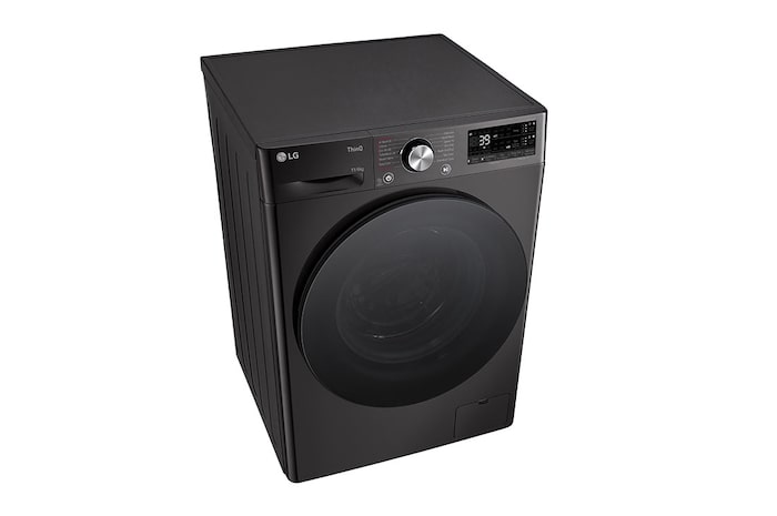 LG 11 kg / 6 kg Tvättmaskin/Torktumlare(Svart) - Auto Dose, Steam, Energiklass A/D, TurboWash™360, AI DD™, Smart Diagnosis™ med Wi-Fi, CV94E7S2QA
