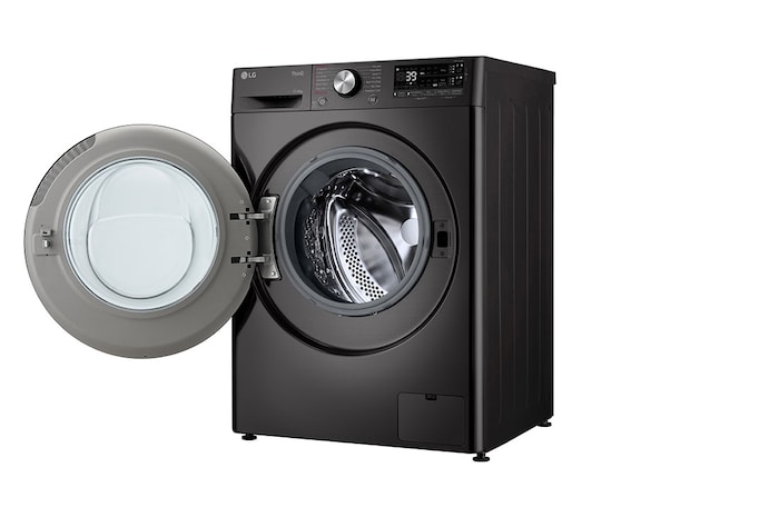 LG 11 kg / 6 kg Tvättmaskin/Torktumlare(Svart) - Auto Dose, Steam, Energiklass A/D, TurboWash™360, AI DD™, Smart Diagnosis™ med Wi-Fi, CV94E7S2QA