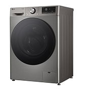 LG 10 kg / 6 kg Kombinerad tvätt/tork(Platinum Silver) - Steam, Energiklass A/D, TurboWash™360, AI DD™, Smart Diagnosis™ med Wi-Fi, CV94V7S2QN