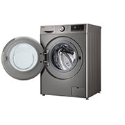 LG 10 kg / 6 kg Kombinerad tvätt/tork(Platinum Silver) - Steam, Energiklass A/D, TurboWash™360, AI DD™, Smart Diagnosis™ med Wi-Fi, CV94V7S2QN