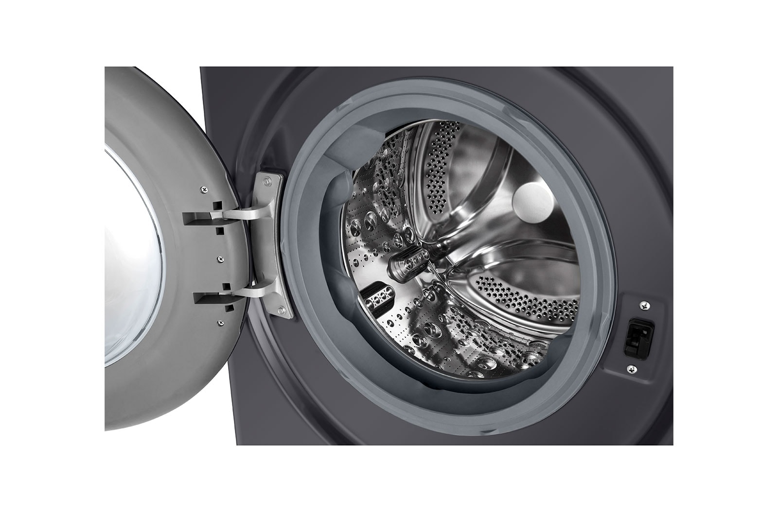 LG 10 kg / 6 kg Kombinerad tvätt/tork(Middle Black) - Steam, Energiklass A/D, AI DD™, Smart Diagnosis™, F4Y5RRPYJ