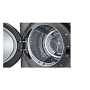LG 12 kg / 10 kg WashTower(Svart) -  Energiklass A/A+++, Steam, TurboWash™360, AI DD™, Dual Inverter Heatpump™, WT1210BBF