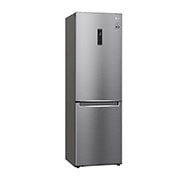 LG 1.86M 341L Kombinerad kyl/frys(Shiny Steel) - Energiklass D, Door Cooling™ och Smart Diagnosis™ med Wi-Fi, GBB61PZFGN