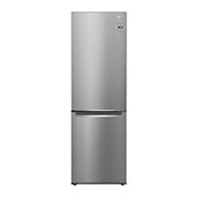 LG 1.86M 341L Kombinerad kyl/frys(Shiny Steel) - Energiklass D, Nature Fresh, Door Cooling+™ och Smart Diagnosis™, GBB61PZGGN