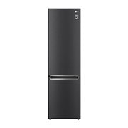 LG 2.03M 384L Kombinerad kyl/frys(Matte Black Stainless Steel) - Energiklass D, Nature Fresh, Door Cooling+™ och Smart Diagnosis™, GBB62MCGGN