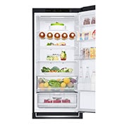 LG 2.03M 384L Kombinerad kyl/frys(Matte Black Stainless Steel) - Energiklass D, Nature Fresh, Door Cooling+™ och Smart Diagnosis™, GBB62MCGGN